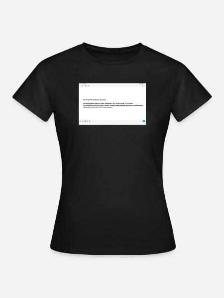 Das Wasser des Lebens - Frauen T-Shirt - Schwarz