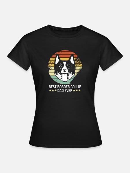 Border Collie - Frauen T-Shirt - Schwarz