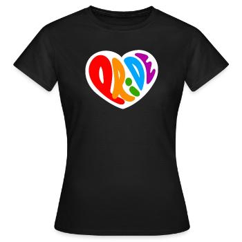 Stolz - Frauen T-Shirt - Schwarz - Vorne - AI Model Female 172 dark (172cm)