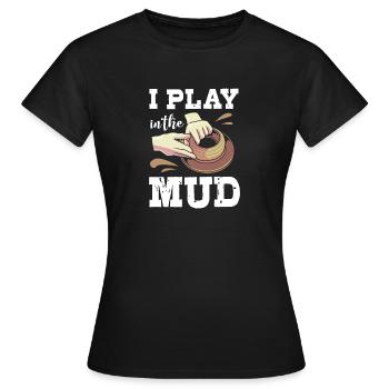 Töpferei - Frauen T-Shirt - Schwarz - Vorne - AI Model Female 172 dark (172cm)