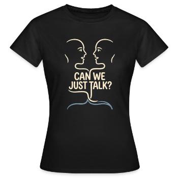 Gegen Spaltung Für Frieden - Frauen T-Shirt - Schwarz - Vorne - AI Model Female 172 dark (172cm)