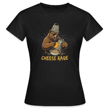 Cheese Bear - Women's T-Shirt - black - Front - AI Model Female 172 dark (172cm)
