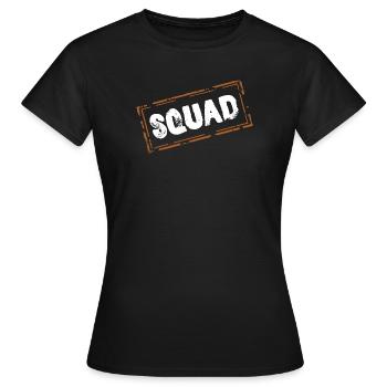 squad - Frauen T-Shirt - Schwarz - Vorne - AI Model Female 172 dark (172cm)