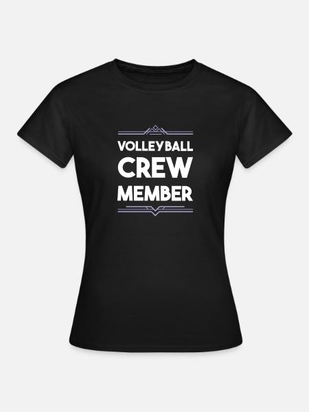 Volleyball Crew - Frauen T-Shirt - Schwarz
