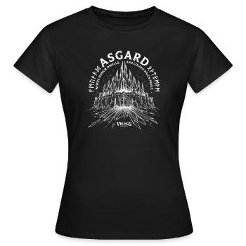 Asgard - Frauen T-Shirt - Schwarz - Vorne - AI Model Female 172 dark (172cm)