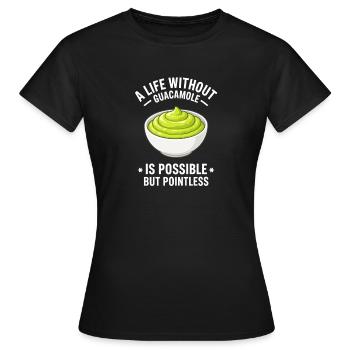 Guacamole Guac Dip Gift - Women's T-Shirt - black - Front - AI Model Female 172 dark (172cm)