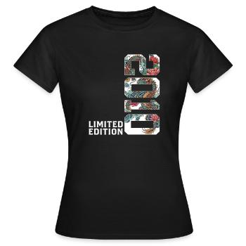 Édition limitée 2010 de Chinese Dragons - T-shirt Femme - noir - Devant - AI Model Female 172 dark (172cm)