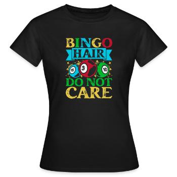 Bingo Bingo Bingo Hair S’en Fichent Bingo - T-shirt Femme - noir - Devant - AI Model Female 172 dark (172cm)