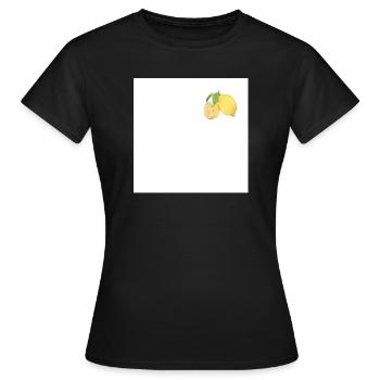 Quand la vie te donne des citrons | Botanique Citron Vintage - T-shirt Femme - noir - Devant - AI Model Female 172 dark (172cm)