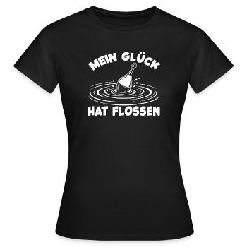 Angel Glück - Frauen T-Shirt - Schwarz - Vorne - AI Model Female 172 dark (172cm)