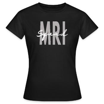 MRT-Squad Technologe Techniker Radiologie - Frauen T-Shirt - Schwarz - Vorne - AI Model Female 172 dark (172cm)