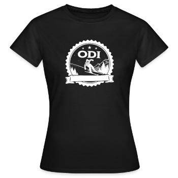 Tour ODI - T-shirt Femme - noir - Devant - AI Model Female 172 dark (172cm)