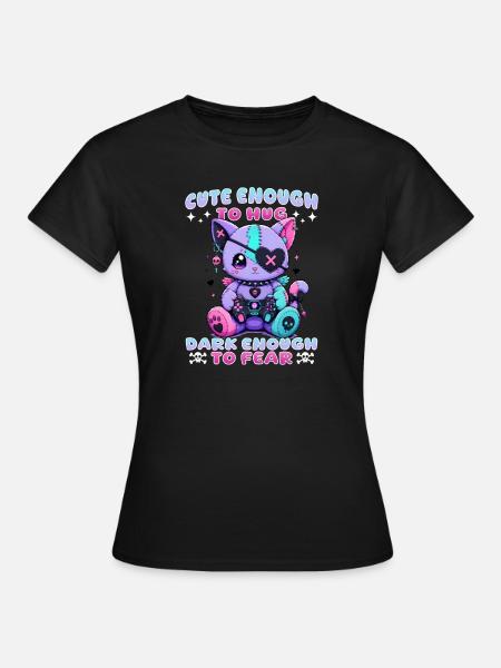 Pastel Goth Soft Goth Gaming Gamer - Frauen T-Shirt - Schwarz