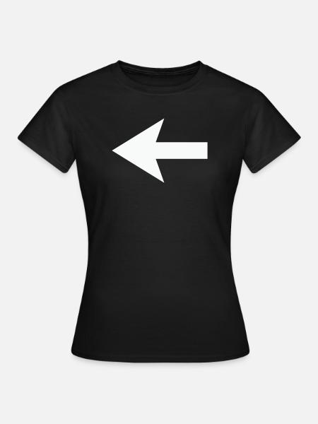 Pfeil - Frauen T-Shirt - Schwarz