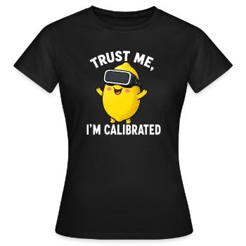 Citron Sweet Dicter de joueur de bande dessinée - T-shirt Femme - noir - Devant - AI Model Female 172 dark (172cm)
