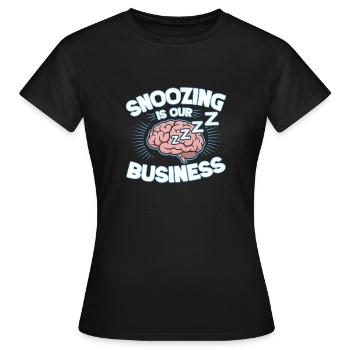 Anesthésiste Anesthésie Professionnelle en sieste - T-shirt Femme - noir - Devant - AI Model Female 172 dark (172cm)