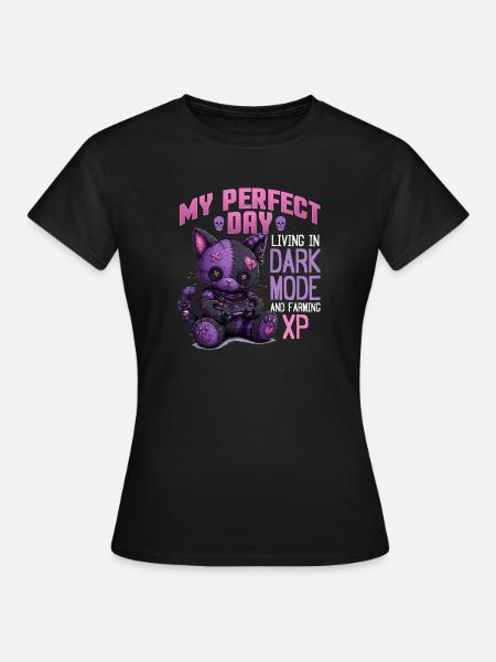 Pastel Goth Soft Goth Gaming Gamer - Frauen T-Shirt - Schwarz