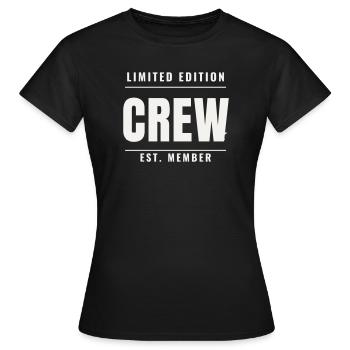 Événement du personnel de l’équipe Édition Limitée Badge Est Crew - T-shirt Femme - noir - Devant - AI Model Female 172 dark (172cm)