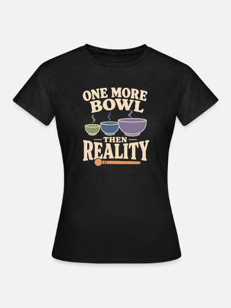 Klangbad Klangheilung Klangschale Geschenk - Frauen T-Shirt - Schwarz