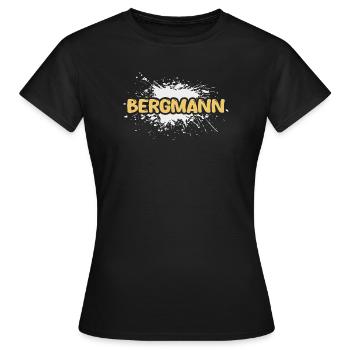 Bergmann als Aufgabe - Frauen T-Shirt - Schwarz - Vorne - AI Model Female 172 dark (172cm)