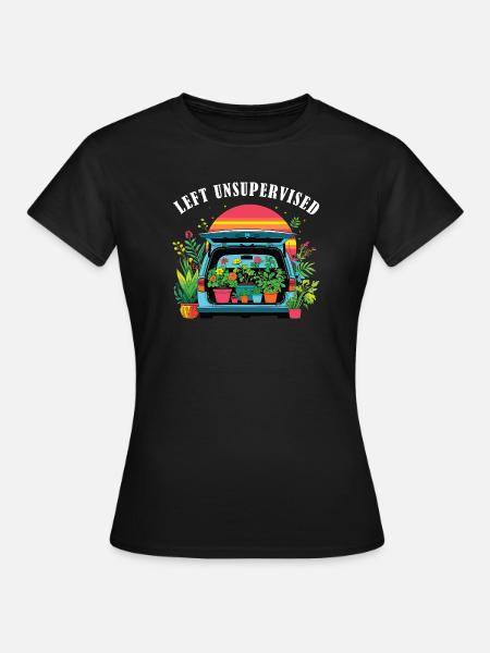 Lustige Gartenarbeit-spaßmütter - Frauen T-Shirt - Schwarz