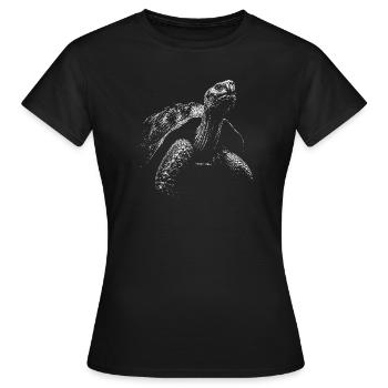 Turtle - Women's T-Shirt - black - Front - AI Model Female 172 dark (172cm)