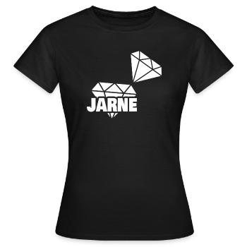 Edel Jarne - Frauen T-Shirt - Schwarz - Vorne - AI Model Female 172 dark (172cm)