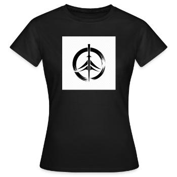 Cercle Zen du Japon - T-shirt Femme - noir - Devant - AI Model Female 172 dark (172cm)