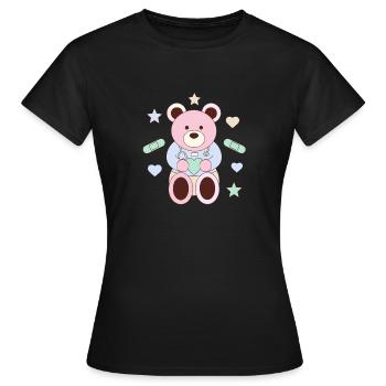 Petit Guérisseur de Cœur - T-shirt Femme - noir - Devant - AI Model Female 172 dark (172cm)