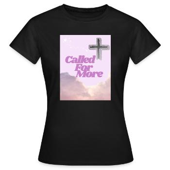 Appelée à Plus de lever de soleil croisé - T-shirt Femme - noir - Devant - AI Model Female 172 dark (172cm)