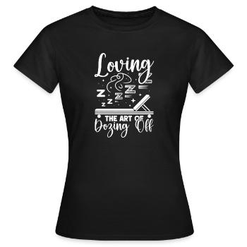 Anesthésiste Art Of Dating Anesthesia - T-shirt Femme - noir - Devant - AI Model Female 172 dark (172cm)
