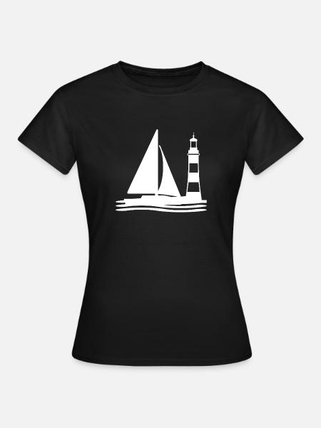 Segeln - Frauen T-Shirt - Schwarz
