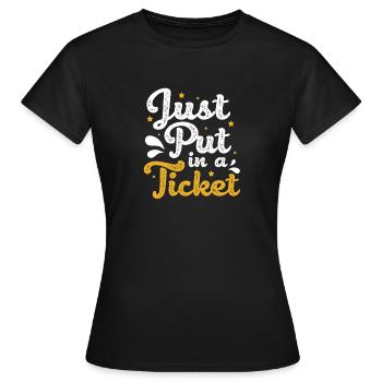 Assistance technique - T-shirt Femme - noir - Devant - AI Model Female 172 dark (172cm)