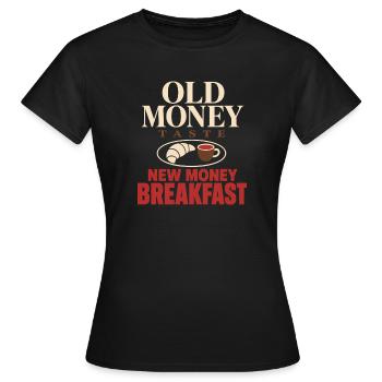 Vieil argent - T-shirt Femme - noir - Devant - AI Model Female 172 dark (172cm)