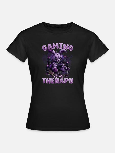 Pastel Goth Soft Goth Gaming Gamer - Frauen T-Shirt - Schwarz