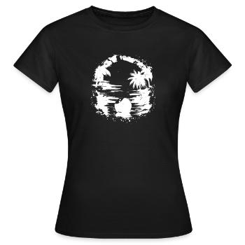 Coucher de Bowling - T-shirt Femme - noir - Devant - AI Model Female 172 dark (172cm)