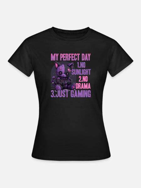 Pastel Goth Soft Goth Gaming Gamer - Frauen T-Shirt - Schwarz