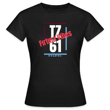 Firtina Vibes Trabzon - T-shirt Femme - noir - Devant - AI Model Female 172 dark (172cm)