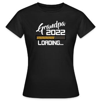 Grand-père en charge 2022 - T-shirt Femme - noir - Devant - AI Model Female 172 dark (172cm)