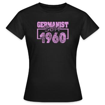 1960 - Frauen T-Shirt - Schwarz - Vorne - AI Model Female 172 dark (172cm)