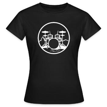 Trapset - T-shirt Femme - noir - Devant - AI Model Female 172 dark (172cm)