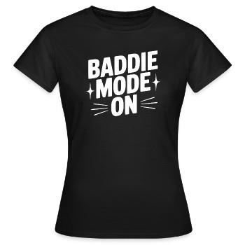Bösewicht-Modus an - Frauen T-Shirt - Schwarz - Vorne - AI Model Female 172 dark (172cm)