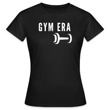 Fitness-Motivation für Kurzhantel-Gewichtheben im Fitnessstudio - Frauen T-Shirt - Schwarz - Vorne - AI Model Female 172 dark (172cm)