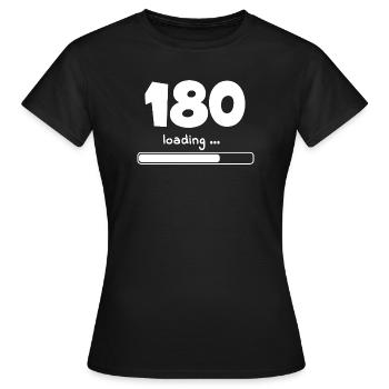 Dart-180-loading - Frauen T-Shirt - Schwarz - Vorne - AI Model Female 172 dark (172cm)
