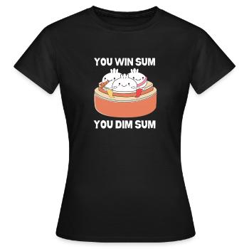 Dim Sum - Frauen T-Shirt - Schwarz - Vorne - AI Model Female 172 dark (172cm)