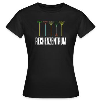 Leiter vom Rechenzentrum Gärtner Gärtnerin Garten - Frauen T-Shirt - Schwarz - Vorne - AI Model Female 172 dark (172cm)