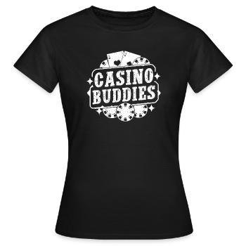 Casino Gambler Casino Buddies Gambling - Frauen T-Shirt - Schwarz - Vorne - AI Model Female 172 dark (172cm)