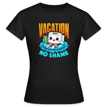 Boarding planes funny - Women's T-Shirt - black - Front - AI Model Female 172 dark (172cm)