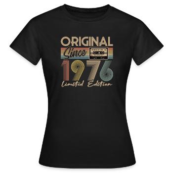 50. Geburtstag, 50 Jahre - Frauen T-Shirt - Schwarz - Vorne - AI Model Female 172 dark (172cm)