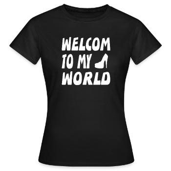 High Heels - Frauen T-Shirt - Schwarz - Vorne - AI Model Female 172 dark (172cm)
